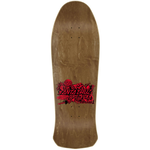 Santa Cruz X Thrasher Steve Salba Oops Shaped Skateboard Deck 10.4