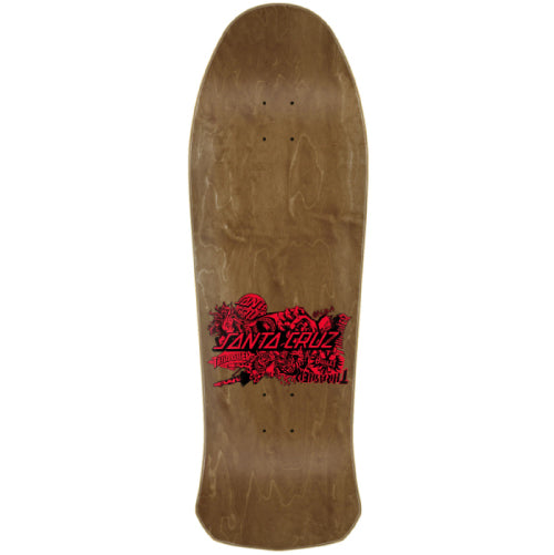 Santa Cruz X Thrasher Salba Oops Shaped Skateboard Deck 10.4"