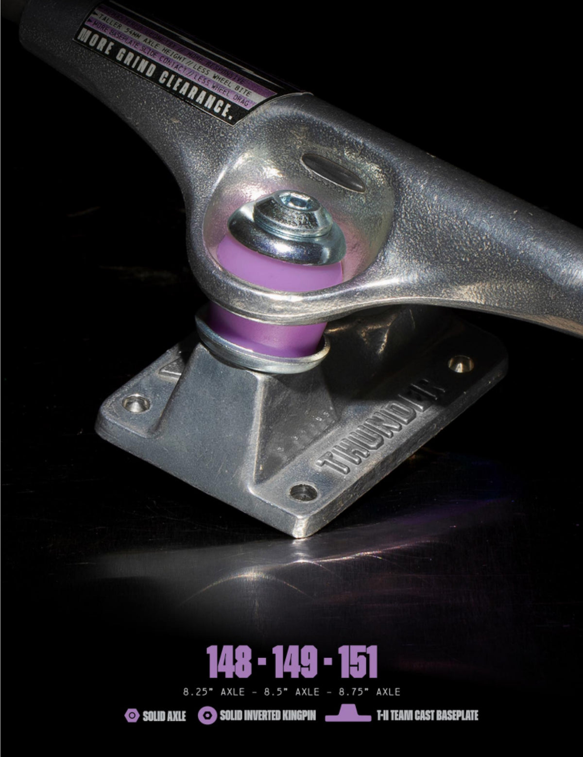 Thunder T-II Inverted Edition Trucks (Set of 2) specs