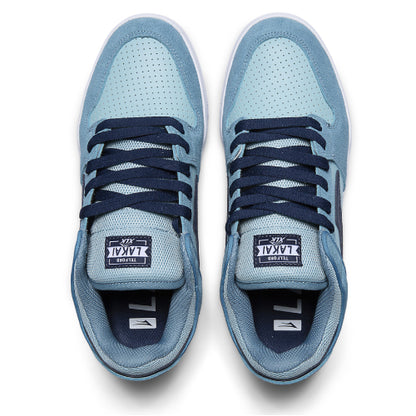 Lakai Telford Low Skate Shoe - Light Blue Suede