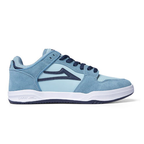 Lakai Telford Low Skate Shoe - Light Blue Suede