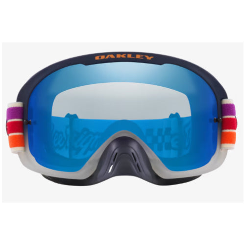 Oakley O-Frame 2.0 PRO MX Troy Lee Designs Goggles Vanilla Sunrise Strap with Black Ice Iridium Lenses