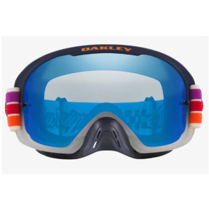 Oakley O-Frame 2.0 PRO MX Troy Lee Designs Goggles Vanilla Sunrise Strap with Black Ice Iridium Lenses