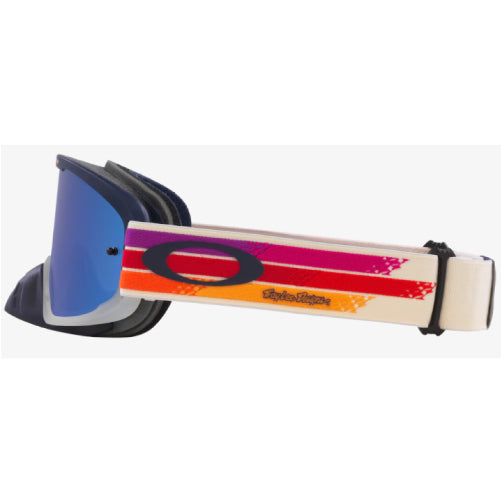 Oakley O-Frame 2.0 PRO MX Troy Lee Designs Goggles Vanilla Sunrise Strap with Black Ice Iridium Lenses