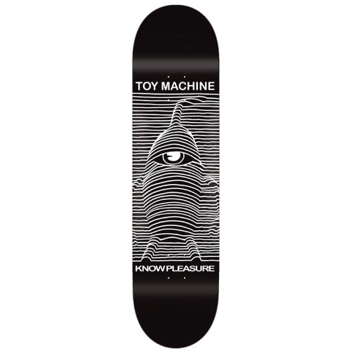Toy Machine Toy Division Known Pleasure Skateboard Deck 8.5