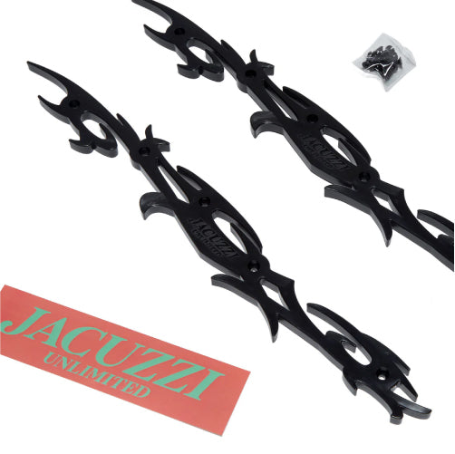 Jacuzzi Tribal Skate Rails - Black w/ hardware