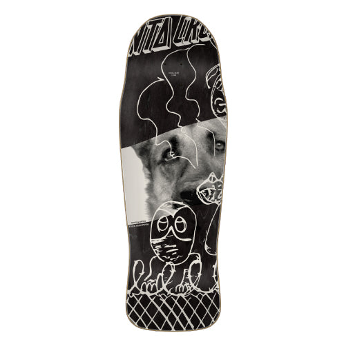 Santa Cruz Winkowski Tribute Shaped Skateboard Deck 10.34" top