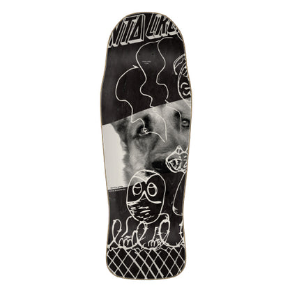 Santa Cruz Winkowski Tribute Shaped Skateboard Deck 10.34" top