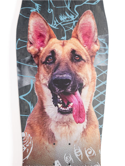 Santa Cruz Winkowski Tribute Shaped Skateboard Deck 10.34" graphic