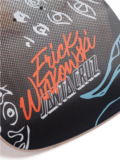 Santa Cruz Winkowski Tribute Shaped Skateboard Deck 10.34" tail