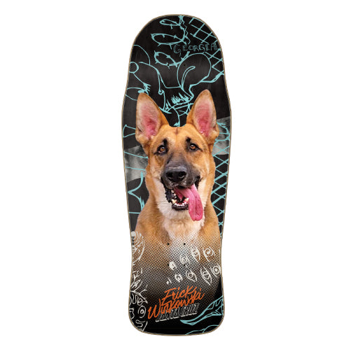 Santa Cruz Winkowski Tribute Shaped Skateboard Deck 10.34" full bottom