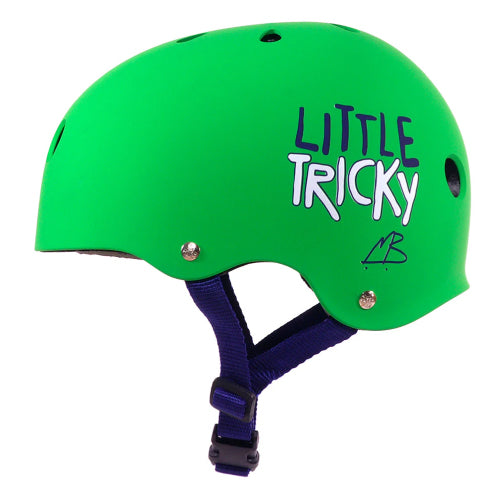 Triple Eight Little Tricky Kids Helmet - Green Matte