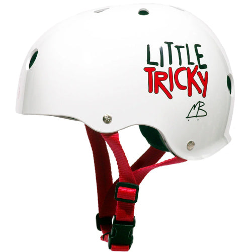 Triple Eight Little Tricky Kids Helmet - White Glossy