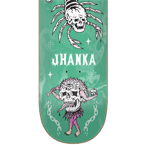 Creature X Sketchy Tank Jhanka Gonzalez Trippy Tanks VX Skateboard Deck 8.25"