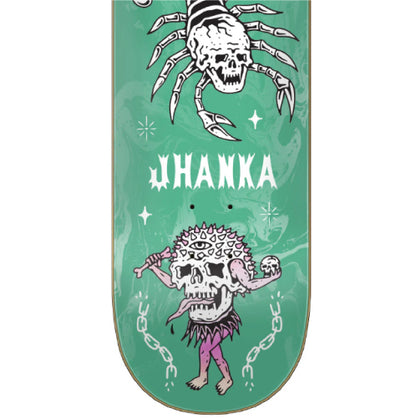 Creature X Sketchy Tank Jhanka Gonzalez Trippy Tanks VX Skateboard Deck 8.25"