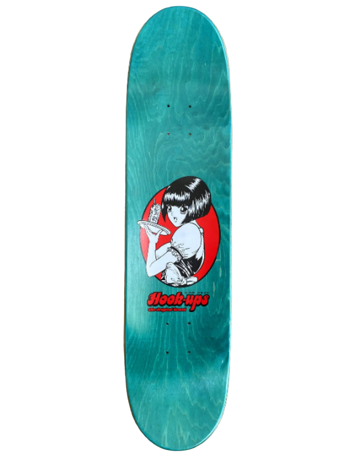 Hook-Ups Trixie Skateboard Deck 8.25" top graphic