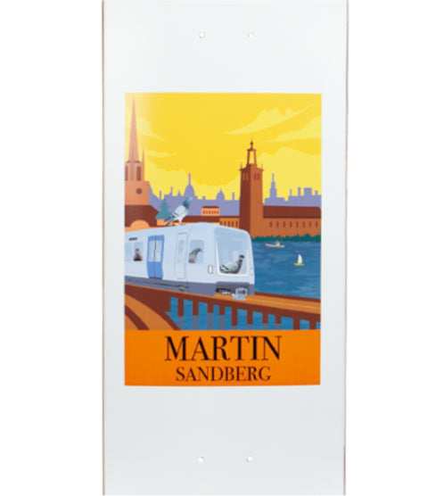 Sour Solution Marre Sthlm Tube Skateboard Deck 8.25" close