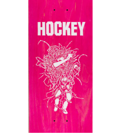 Hockey Todd Tumbleweed Skateboard Deck pink veneer close
