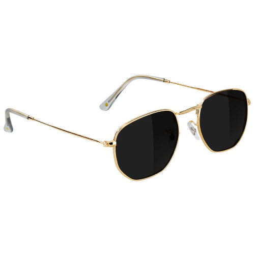 Glassy Turner Polarized Sunglasses - Gold/Black