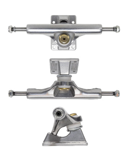 Slappy ST1 Inverted Hollow Lights Ultra Low Kingpin Polished Trucks (Set of 2) all sides