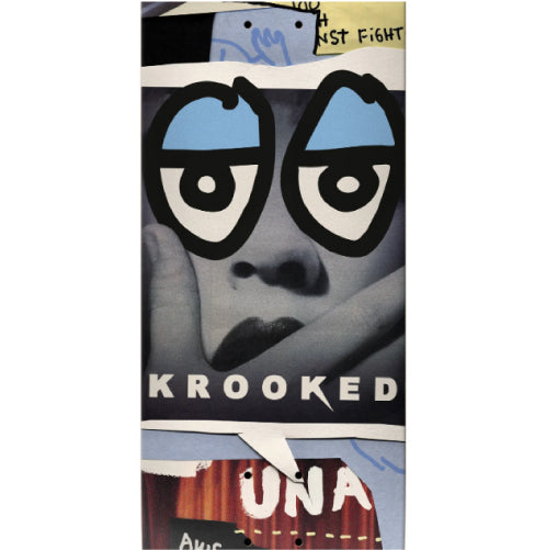 Krooked Una Nonsence Skateboard Deck 8.28" graphic