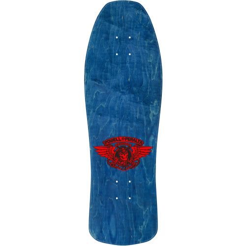 Powell Peralta Underhill Reissue Skateboard Deck Navy/Gold Foil 9.9" top
