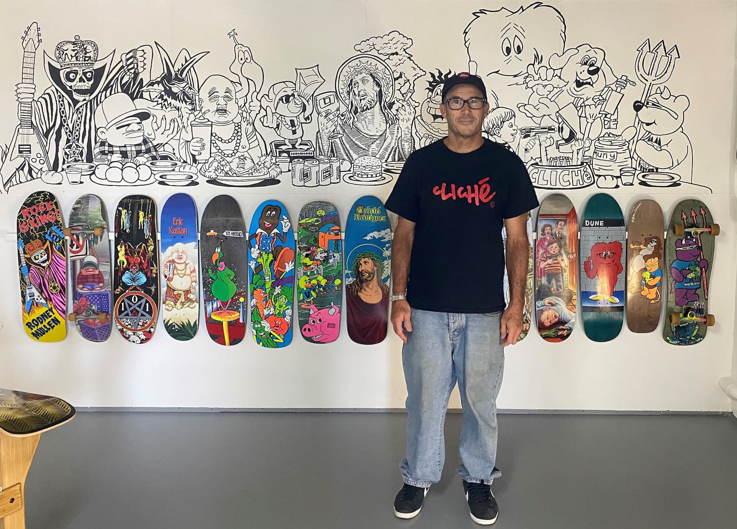 Cliche BLIND BAG Last Supper Golden Ticket Skateboard Deck 8.5"