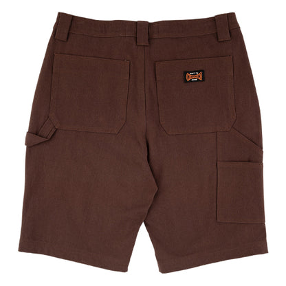 Independent Built to Grind Utility Shorts brown back