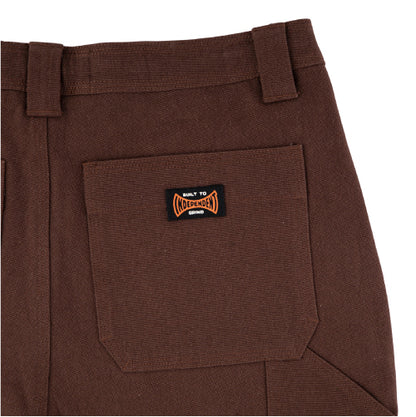 Independent Built to Grind Utility Shorts brown pocket