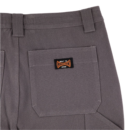 Independent Built to Grind Utility Shorts grey pocket