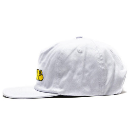 Venture Throw Snapback Hat - White/Yellow