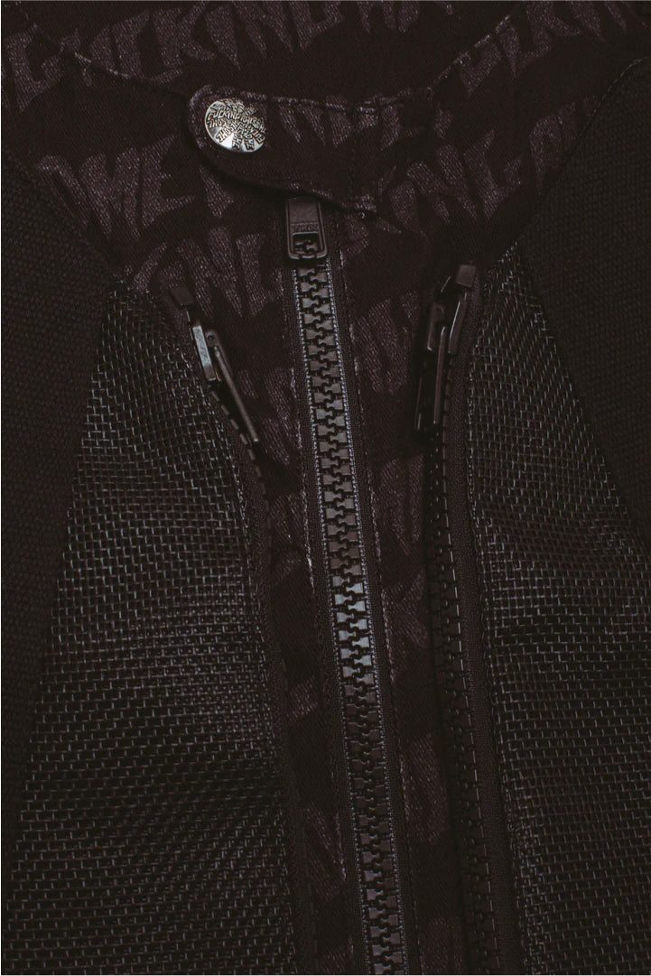 Fucking Awesome Mesh Tactical Vest zipper