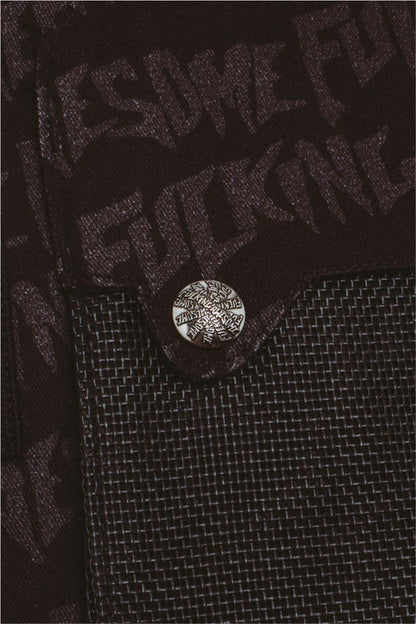 Fucking Awesome Mesh Tactical Vest snap buttons