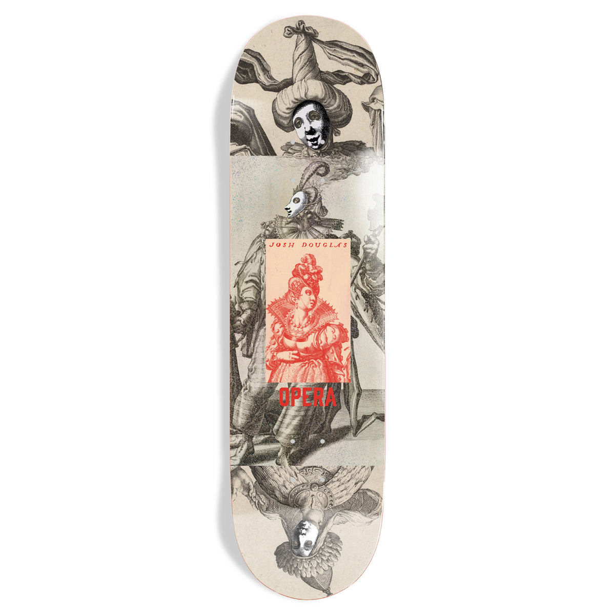 Opera EX7 Douglas Victorian Skateboard Deck 8.5" full bottom