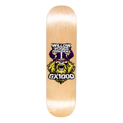 GX1000 Viking Willow Skateboard Deck 8.25" full bottom
