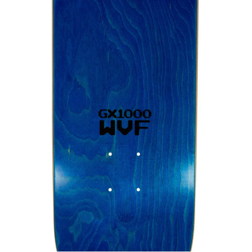 GX1000 Viking Willow Black Skateboard Deck 8.375" top graphic