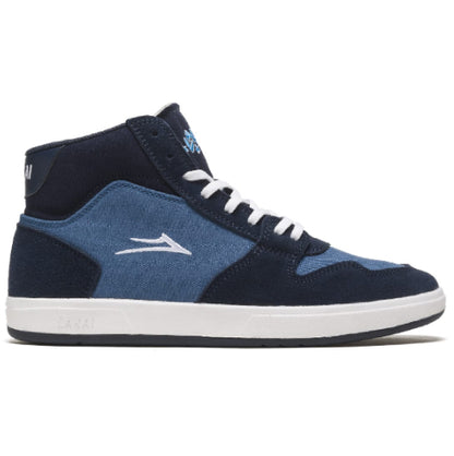 Lakai Villa Skate Shoe - Slate/Navy Suede