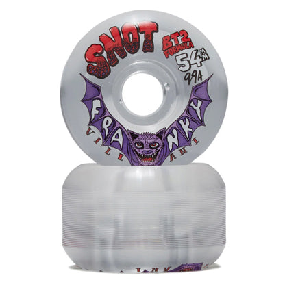 Snot Conical Franky Villani Wheels Clear 54MM 99A ride patch