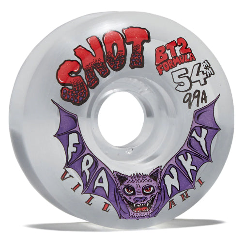 Snot Conical Franky Villani Wheels Clear 54MM 99A