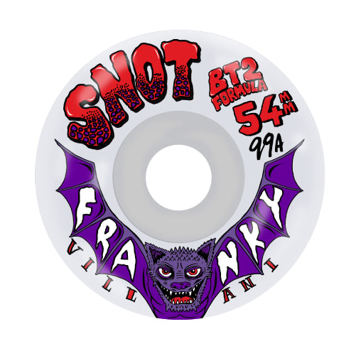 Snot Conical Franky Villani Wheels Clear 54MM 99A