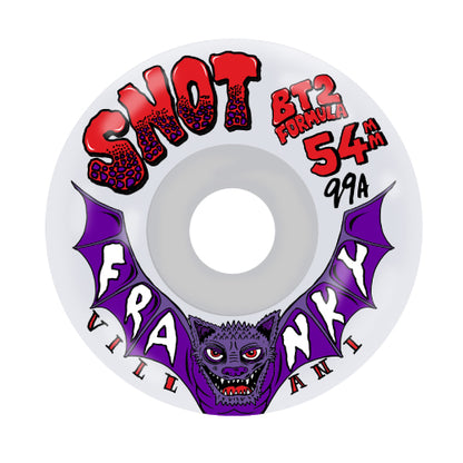 Snot Conical Franky Villani Wheels Clear 54MM 99A