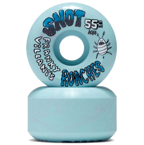 Snot Conical Franky Villani Roaches Wheels Ice Blue/Pink 55MM 101A pair