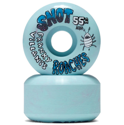 Snot Conical Franky Villani Roaches Wheels Ice Blue/Pink 55MM 101A pair