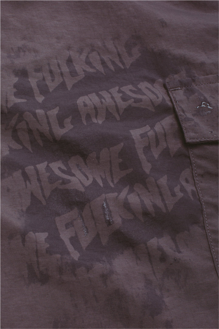 Fucking Awesome Hydrochromonic Cargo Water Short - Dark Grey hydro