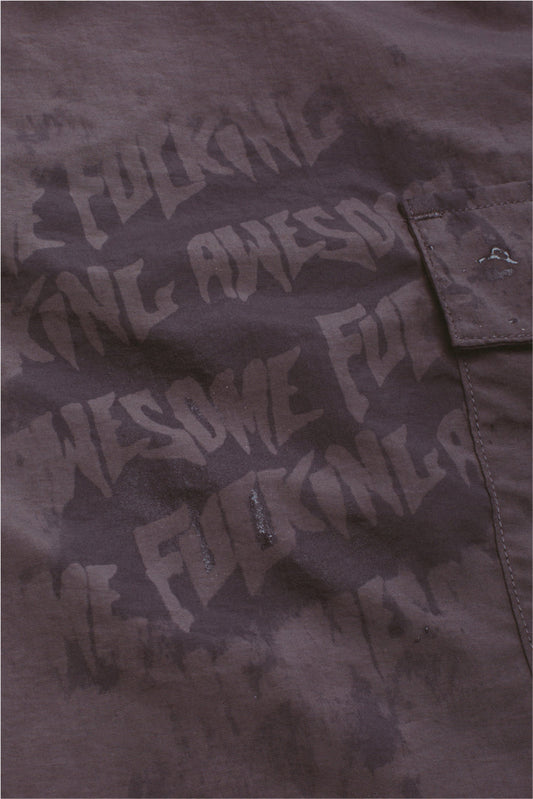 Fucking Awesome Hydrochromonic Cargo Water Short - Dark Grey hydro