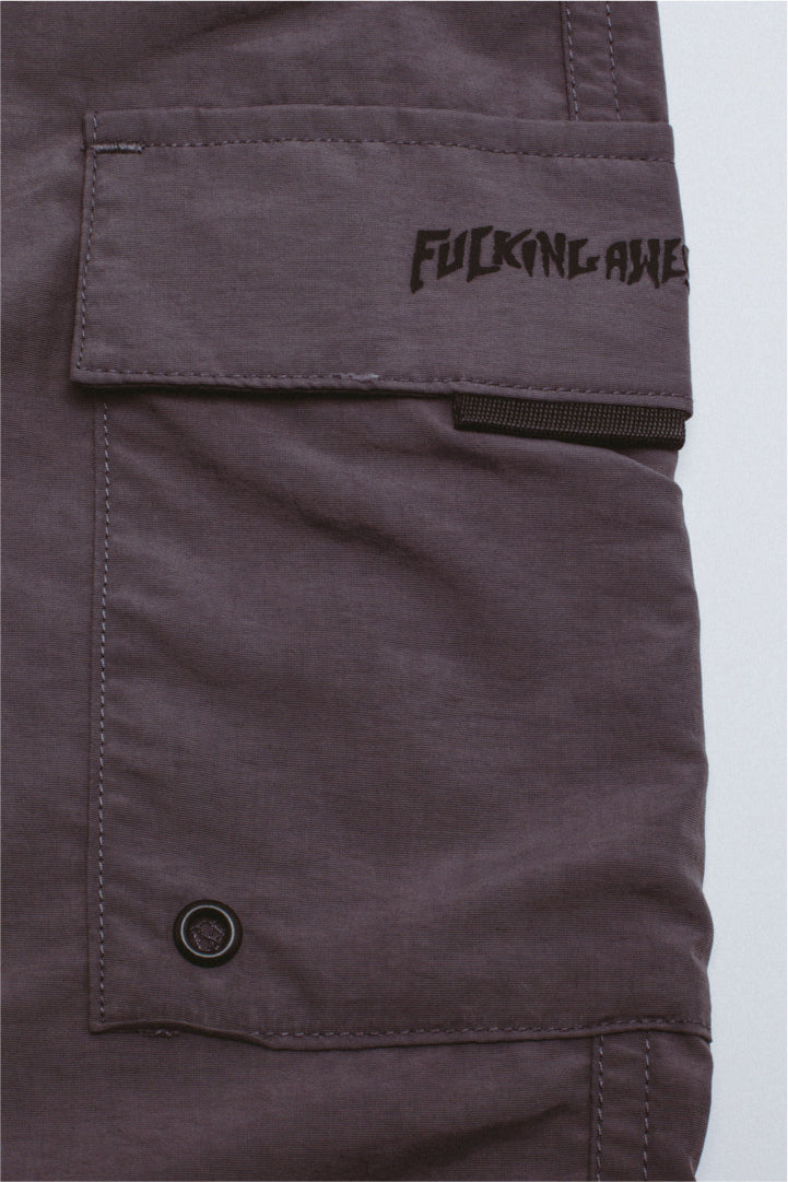 Fucking Awesome Hydrochromonic Cargo Water Short - Dark Grey
