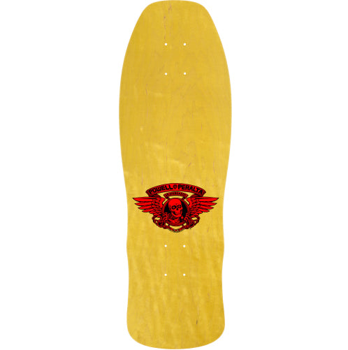 Powell Peralta Welinder Nordic Skull Reissue Skateboard Deck Red/Yellow Fade 9.625" top