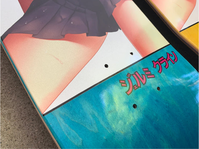 Hook-Ups Wet Schoolgirl Skateboard Deck 8.25" photo pearlescent