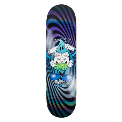 Rip N Dip X World Industries Wet Willy Nerm Skateboard Deck 8.5"