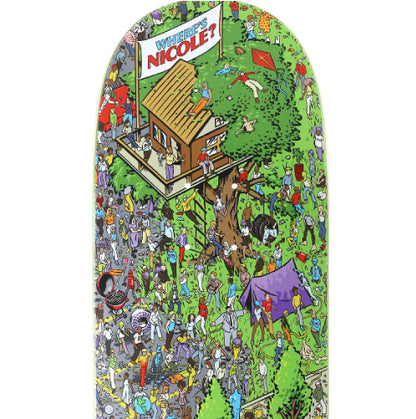 Real Where's Nicole True Fit Skateboard Deck 8.25"